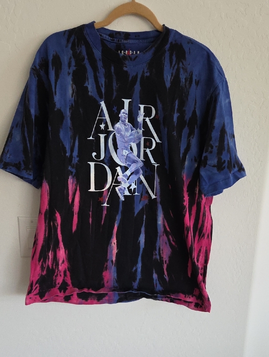 Jordan Other - Jordan Tie-Dye Short Sleeve Tee in Blue, Black & Pink